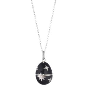 Collana Tsars Collection in Argento e Smalto con Zirconi