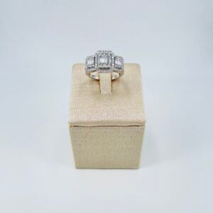 Anello in oro bianco con diamanti Gianni Carità