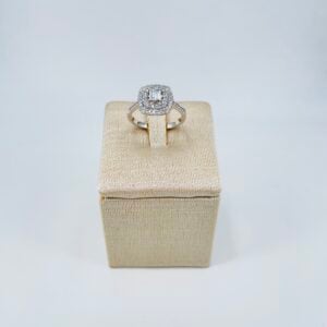 Anello in oro bianco con diamanti Gianni Carità