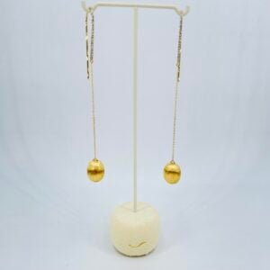 Orecchini in oro giallo 18KT con diamanti collezione Dancing in the Rain Nanis