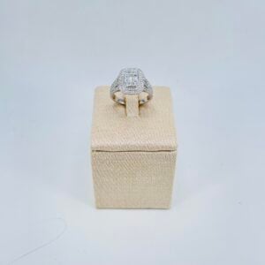 Anello in oro bianco 18KT con diamanti Gianni Carità