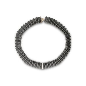 GIROCOLLO IN CERAMICA NERA E DIAMANTI