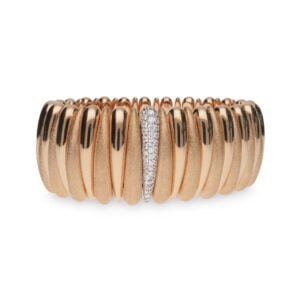 BRACCIALE EXTENSIBLE IN ORO ROSA 18KT CON DIAMANTI