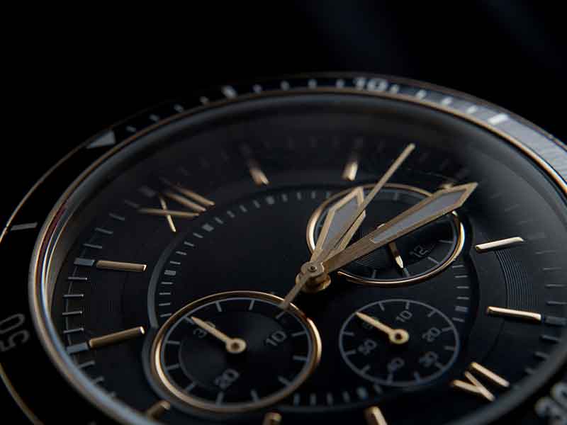 primo piano orologio uomo